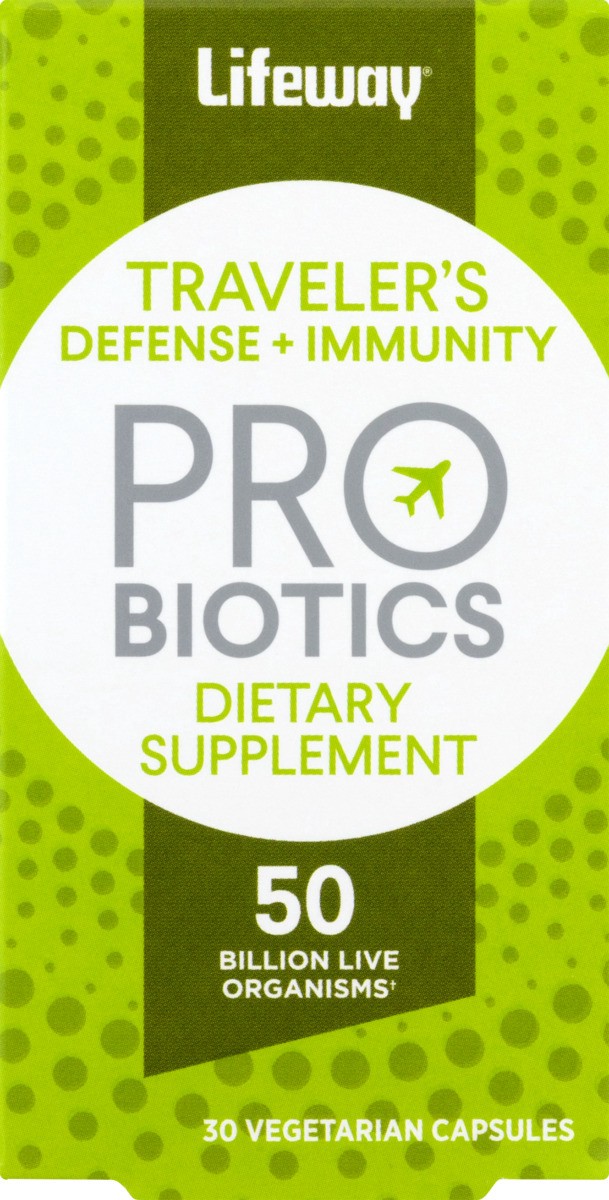 slide 8 of 9, Lifeway Traveler's Defense + Immunity Probiotics Dietary Supplement, 30 ct