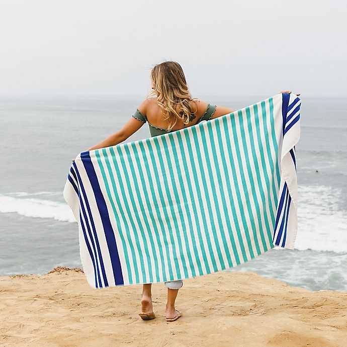 slide 2 of 2, Sand Cloud Jacquard Beach Towel - White, 1 ct