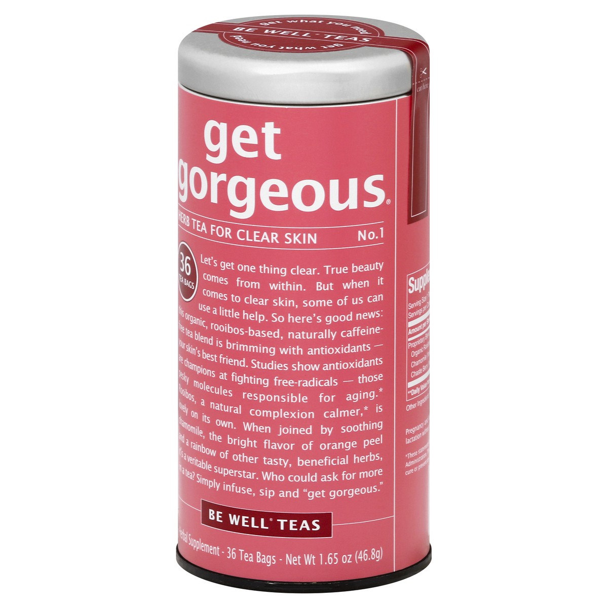 slide 7 of 12, Be Well Bags Get Gorgeous Herb Tea - 36 ct, 36 ct