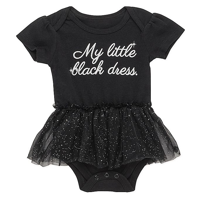 slide 1 of 1, Baby Starters My Little Black Dress" Tulle Skirt Bodysuit - Black", 1 ct