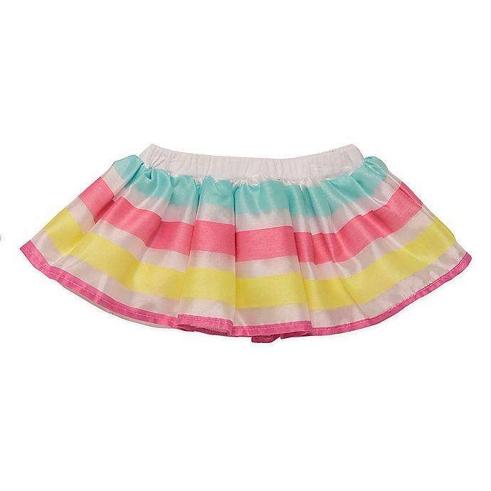 slide 1 of 1, Baby Starters Newborn Multicolor Stripe Tutu Skirt, 1 ct