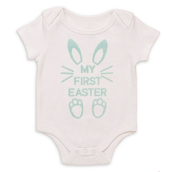 slide 1 of 1, Baby Starters Newborn My First Easter Bodysuit - White, 1 ct