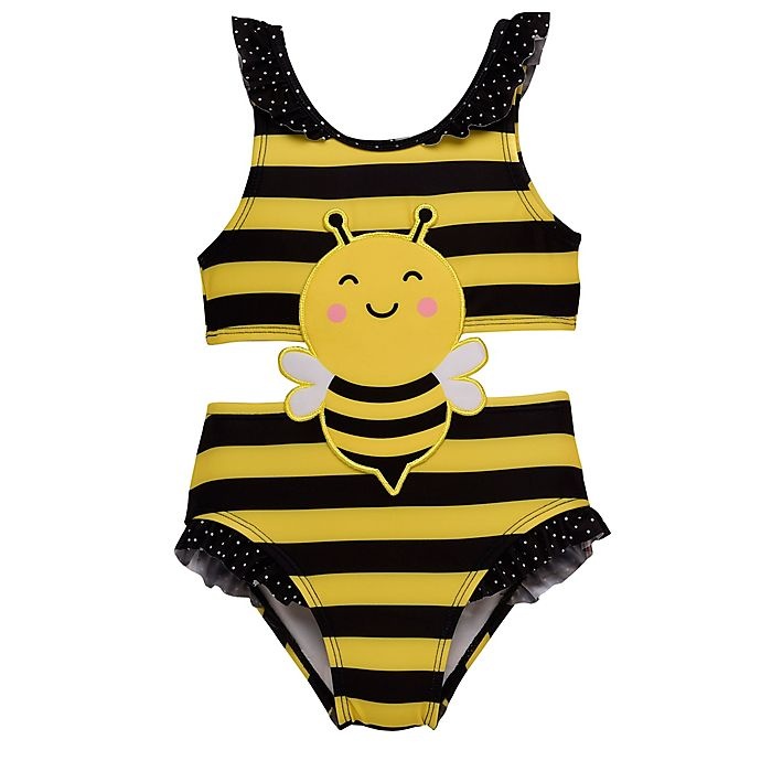 slide 1 of 1, Wetsuit Club Swimsuit 3M Bee Yellow Black, 1 ct