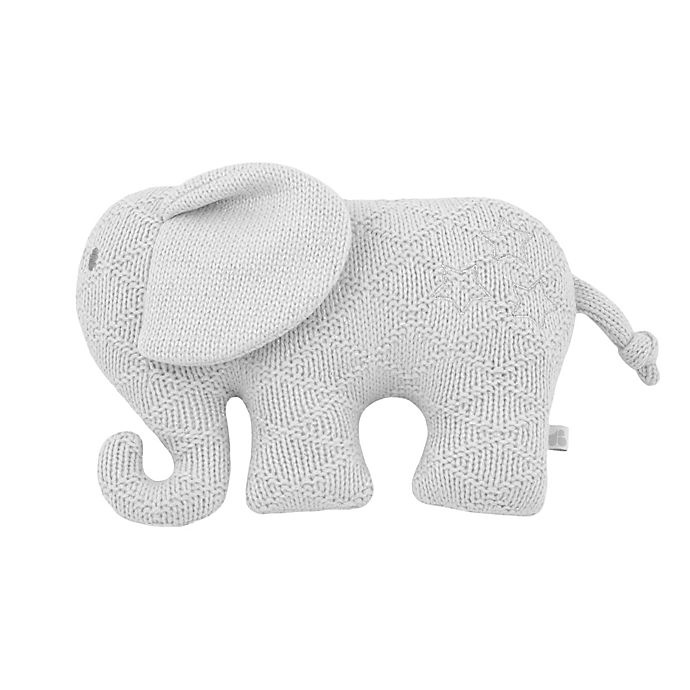 slide 5 of 5, Just Born Sparkle Elephant Sweater Knit Plush Toy, 1 ct