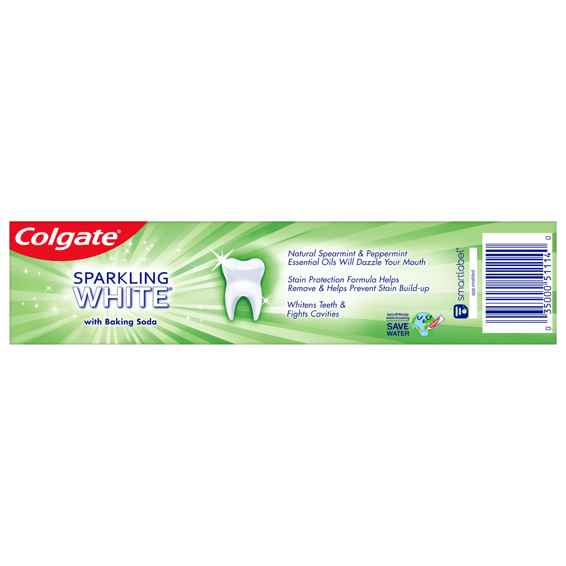 slide 5 of 5, Colgate Sparkling White Whitening Toothpaste, Mint Zing - 4.0 Oz., 4 oz