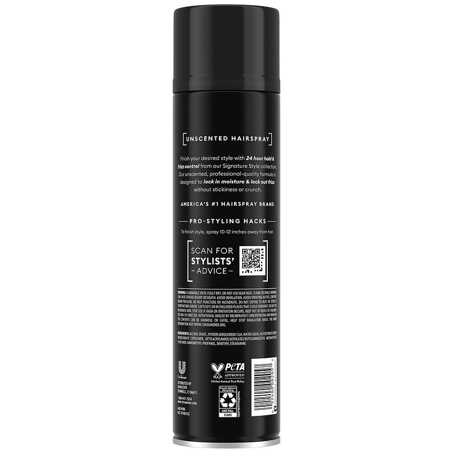 slide 2 of 5, TRESemmé Extra Hold unscented hairspray 11 Fl Oz, 11 oz