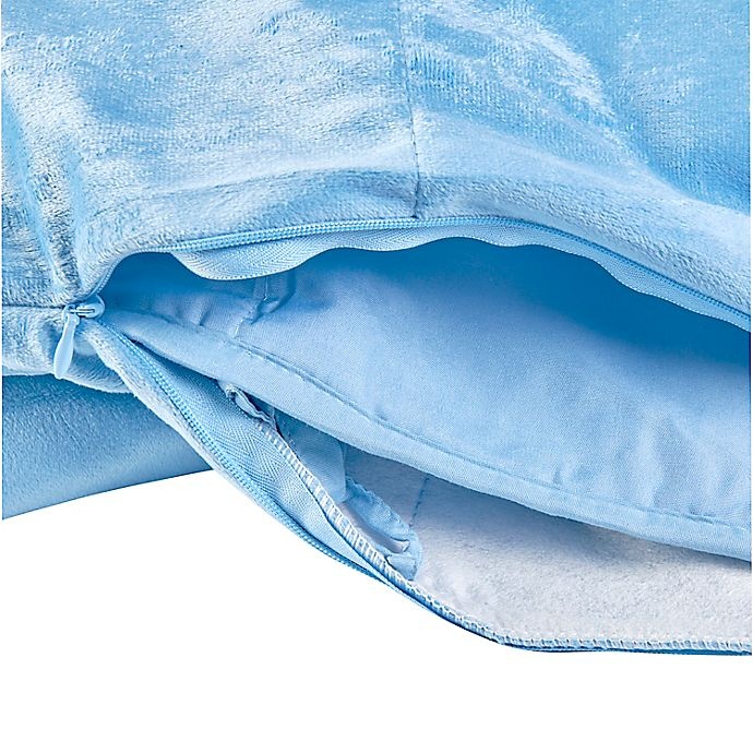 slide 4 of 5, Sealy Weighted Blanket - Blue, 6 lb