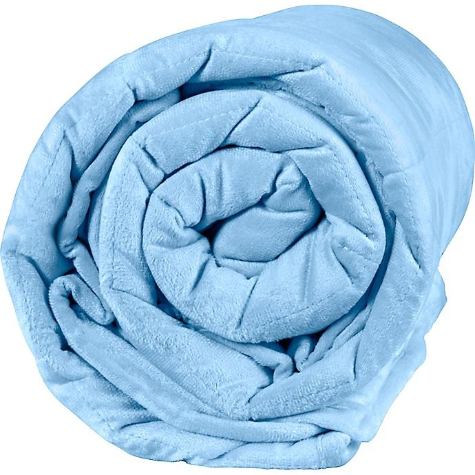 slide 5 of 5, Sealy Weighted Blanket - Blue, 6 lb