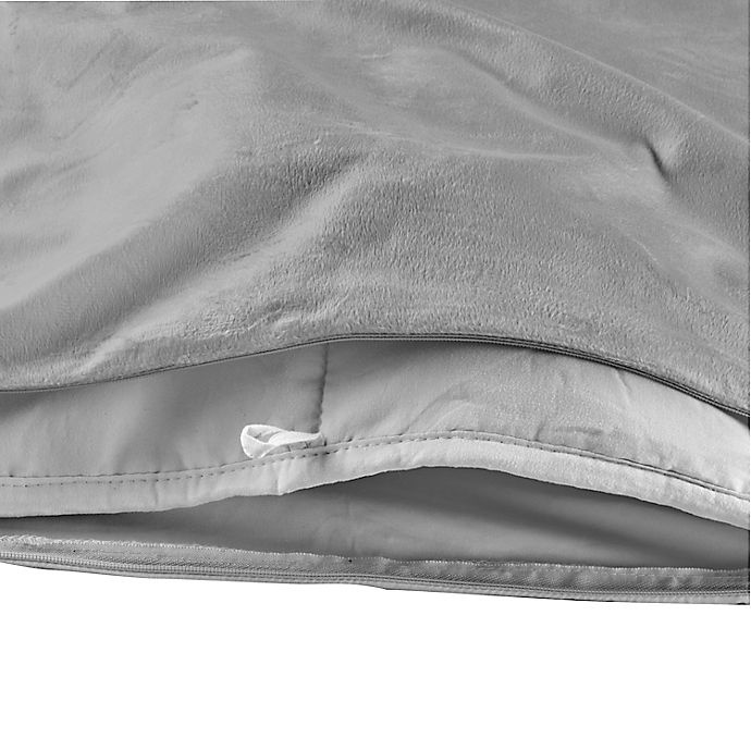 slide 2 of 5, Sealy Weighted Blanket - Grey, 18 lb