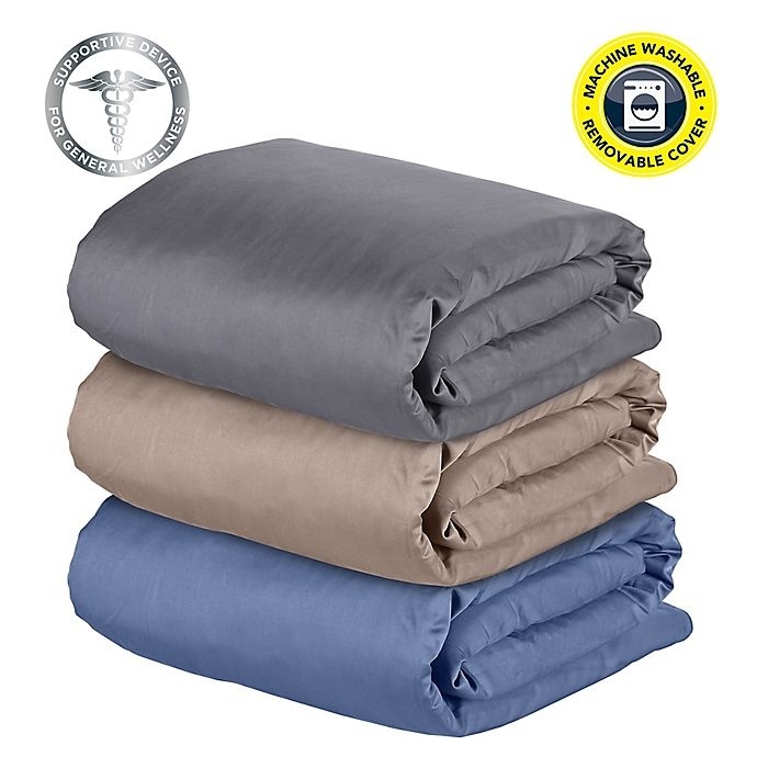 slide 2 of 11, Therapedic Small Weighted Cooling Blanket - Grey, 12 lb