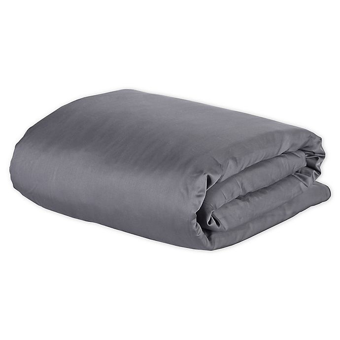 slide 1 of 11, Therapedic Small Weighted Cooling Blanket - Grey, 12 lb