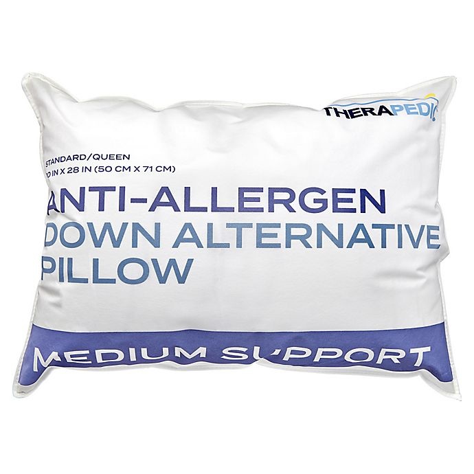 slide 2 of 2, Therapedic Allergen Barrier Standard/Queen Pillow, 1 ct