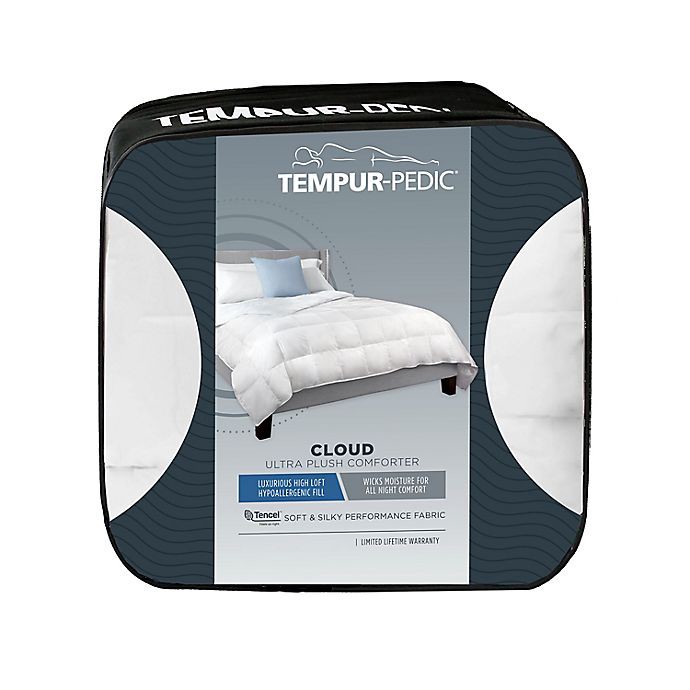 slide 2 of 4, Tempur-Pedic Cloud King Comforter - White, 1 ct