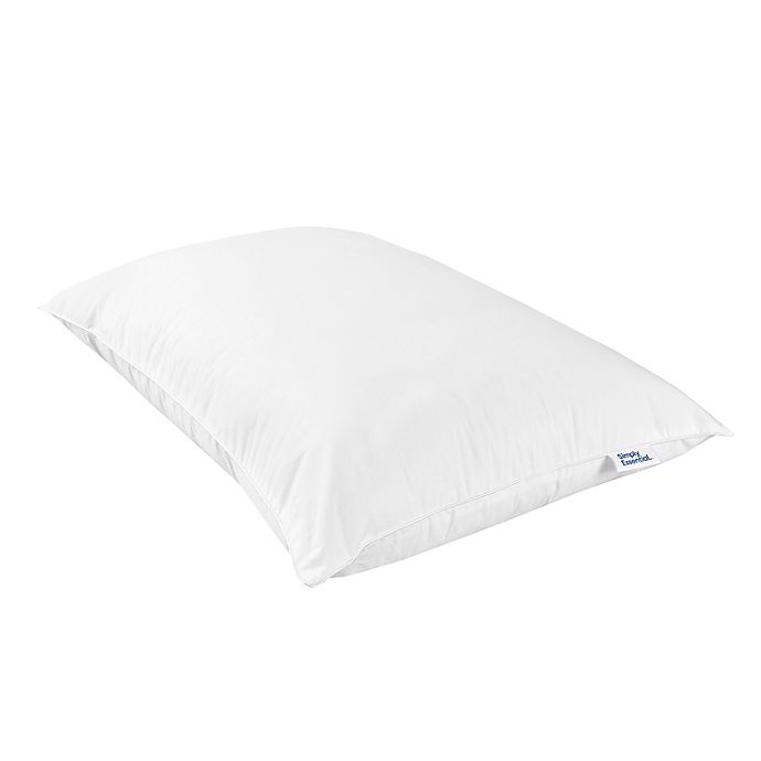 slide 1 of 6, Simply Essential Cotton Standard/Queen Bed Pillow, 1 ct