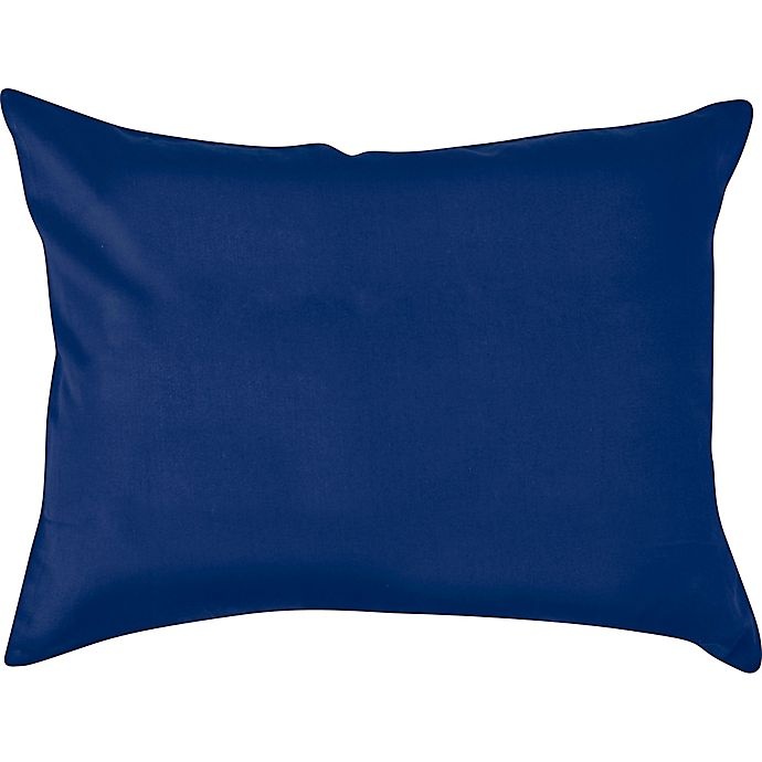 slide 2 of 6, Bedding Essentials Cotton Travel Pillow Protector - Navy, 1 ct