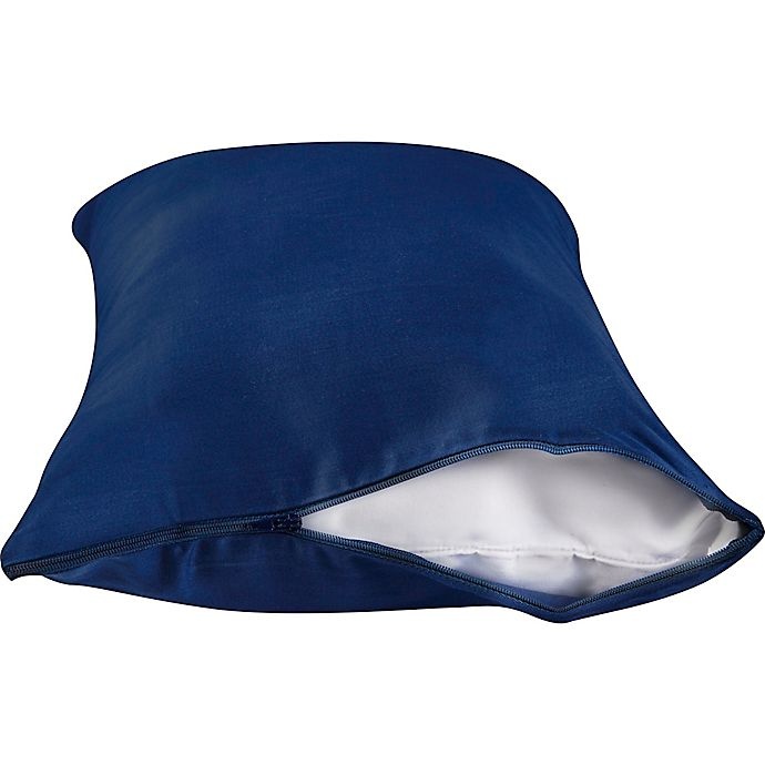 slide 6 of 6, Bedding Essentials Cotton Travel Pillow Protector - Navy, 1 ct