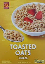 Sunny Select Toasted Oats Cereal 14 oz