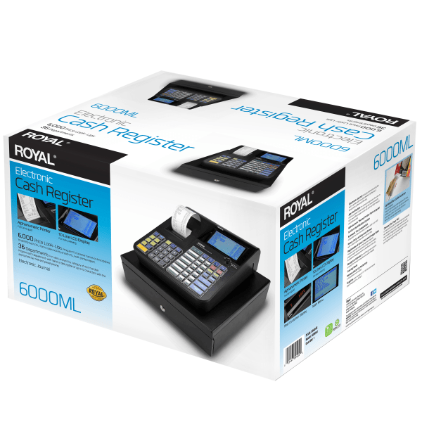 Royal 7000Ml Cash Register, Black 1 ct Shipt