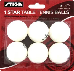 Stiga 1 Star Table Tennis Balls - 1 ea