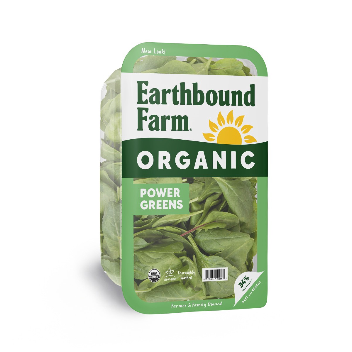 slide 1 of 3, Earthbound Farm Organic Power Greens 16 oz, 16 oz