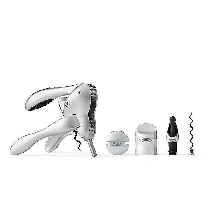slide 1 of 7, Rabbit Wine Tool Kit - Silver, 5 ct