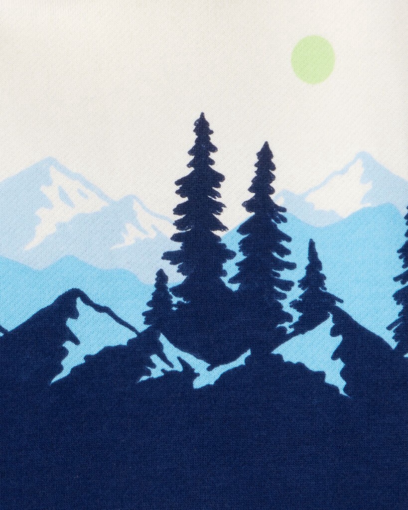 slide 2 of 2, Oshkosh Toddler Boy Mountain Print Hoodie Multi 3T, 3T