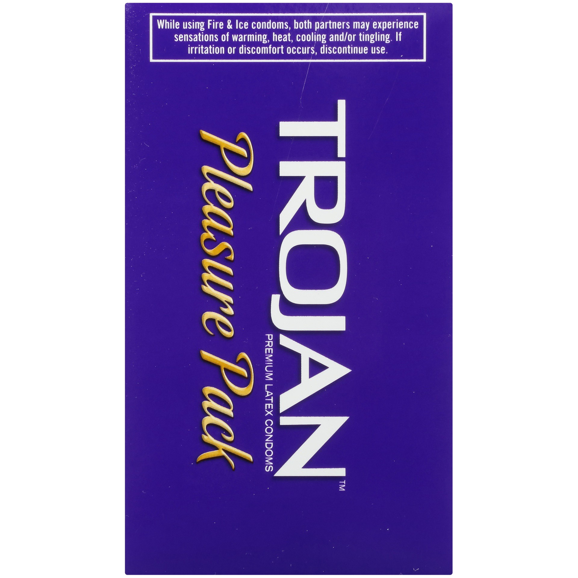 Trojan Pleasure Pack - 40 Premium Latex Condoms (Double Ecstasy, Ultra  Thin, Fire & Ice, Ultra Ribbed & Enz)