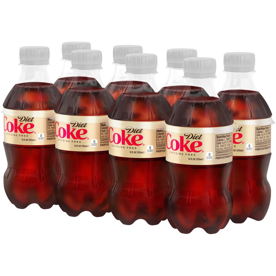slide 5 of 5, Coca-Cola Diet Coke Soda Pop Cola Caffeine Free - 12 fl oz, 8 ct; 12 fl oz
