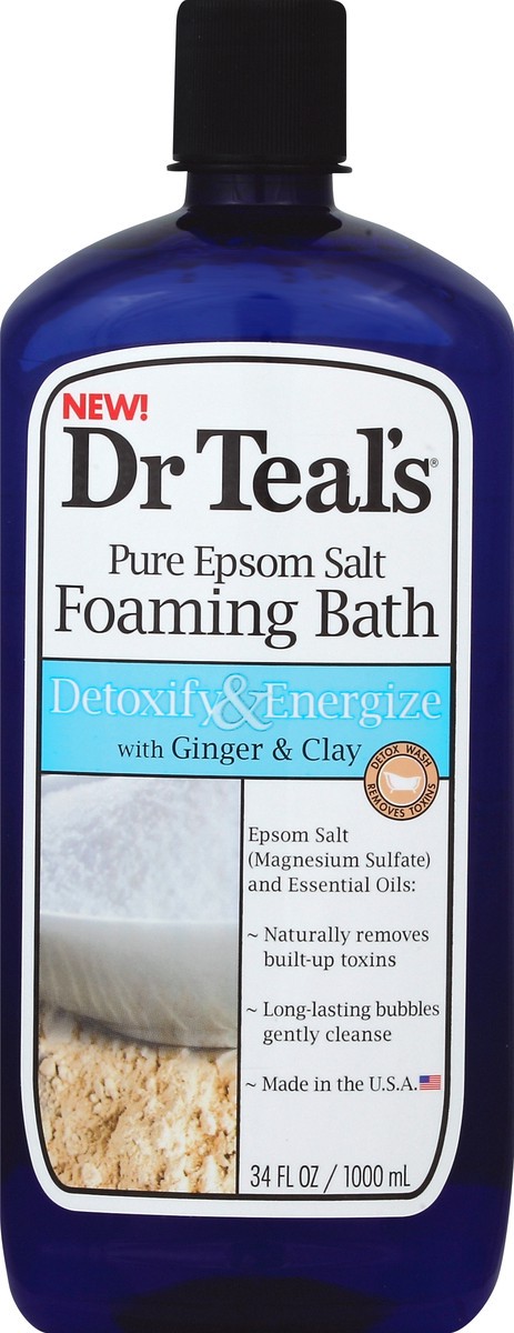 slide 1 of 3, Dr. Teal's Foaming Bath 34 oz, 34 oz