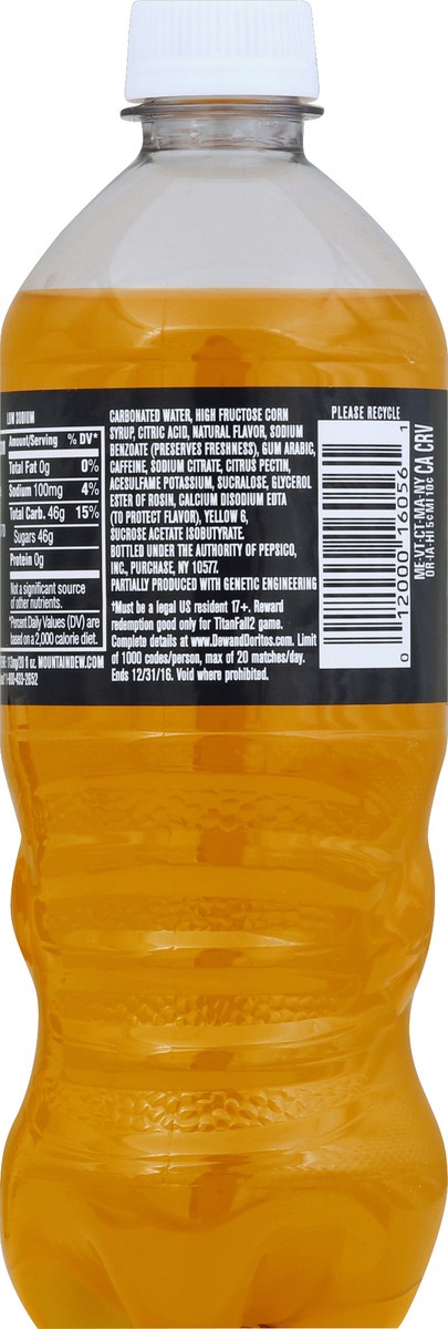 slide 2 of 6, Mountain Dew Game Fuel Mango Heat Bottle - 20 fl oz, 20 fl oz