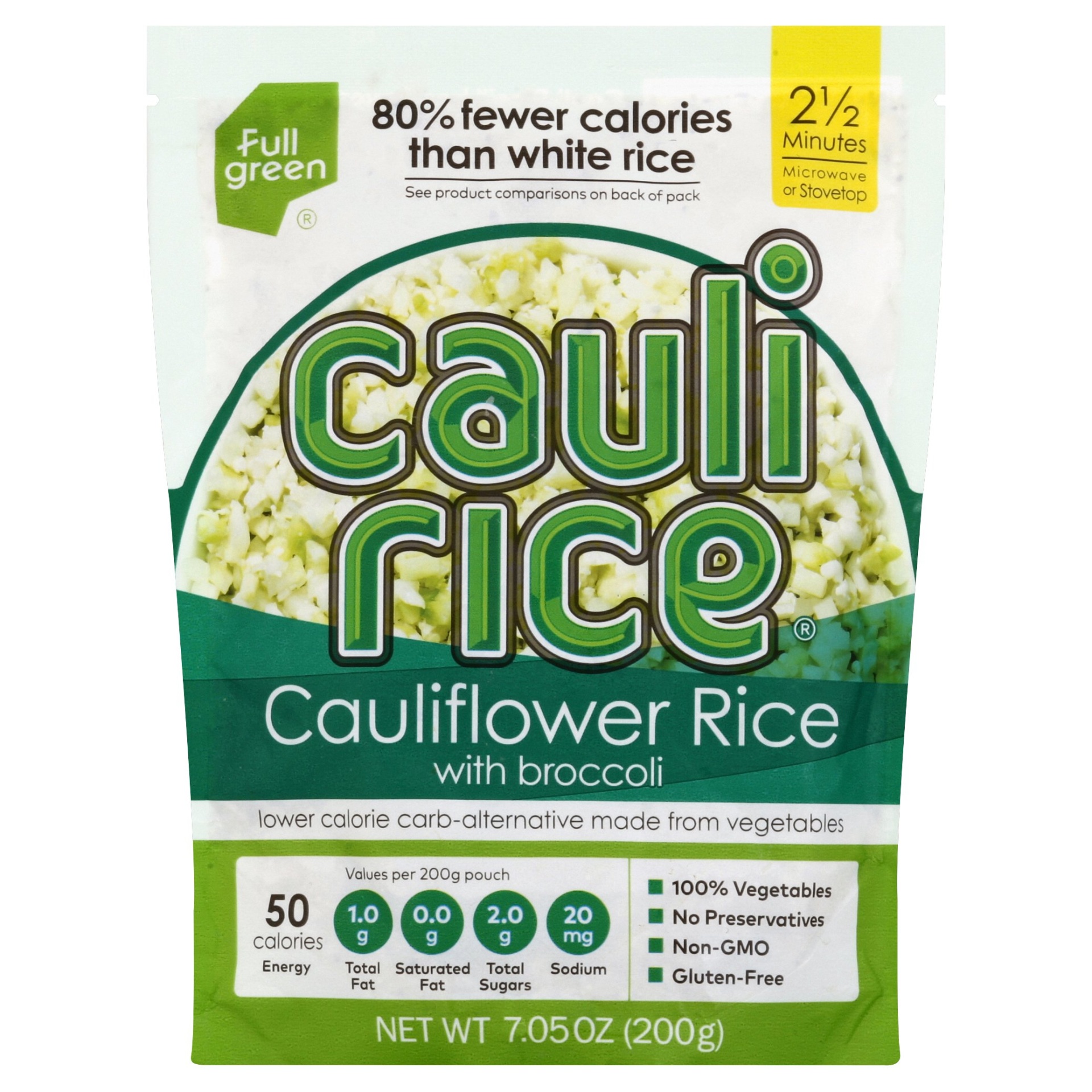 slide 1 of 1, Fullgreen Cauliflower Rice with Broccoli, 7.05 oz