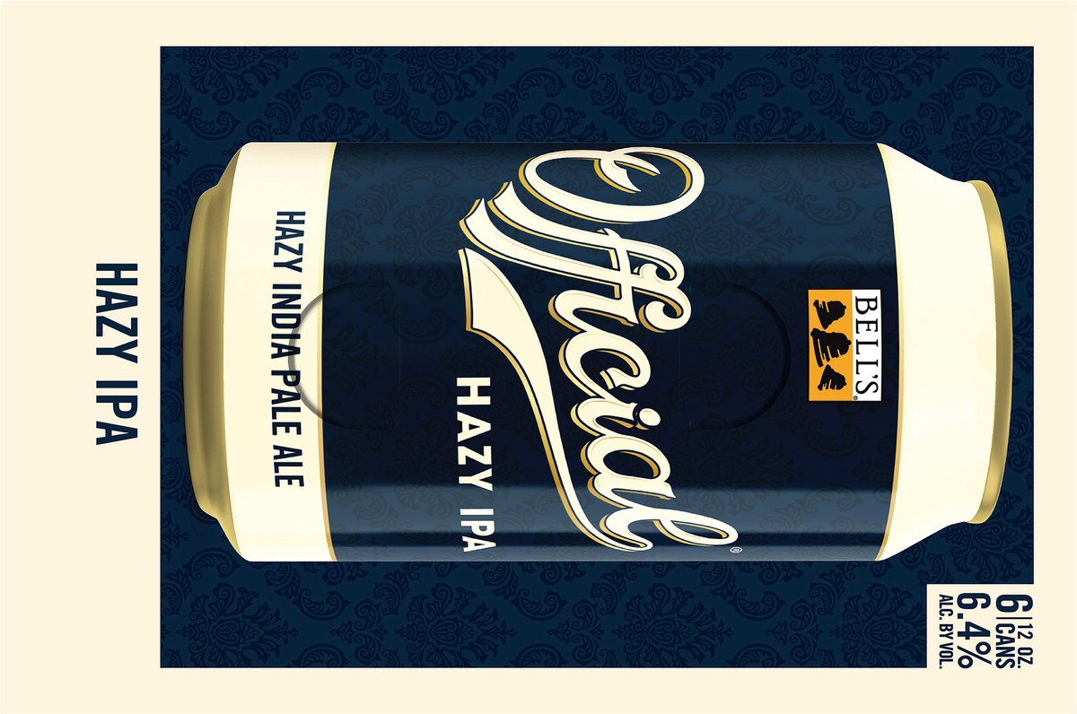 slide 2 of 11, Bell's Official Hazy IPA Beer 6 - 12 fl oz Cans, 6 ct; 12 oz