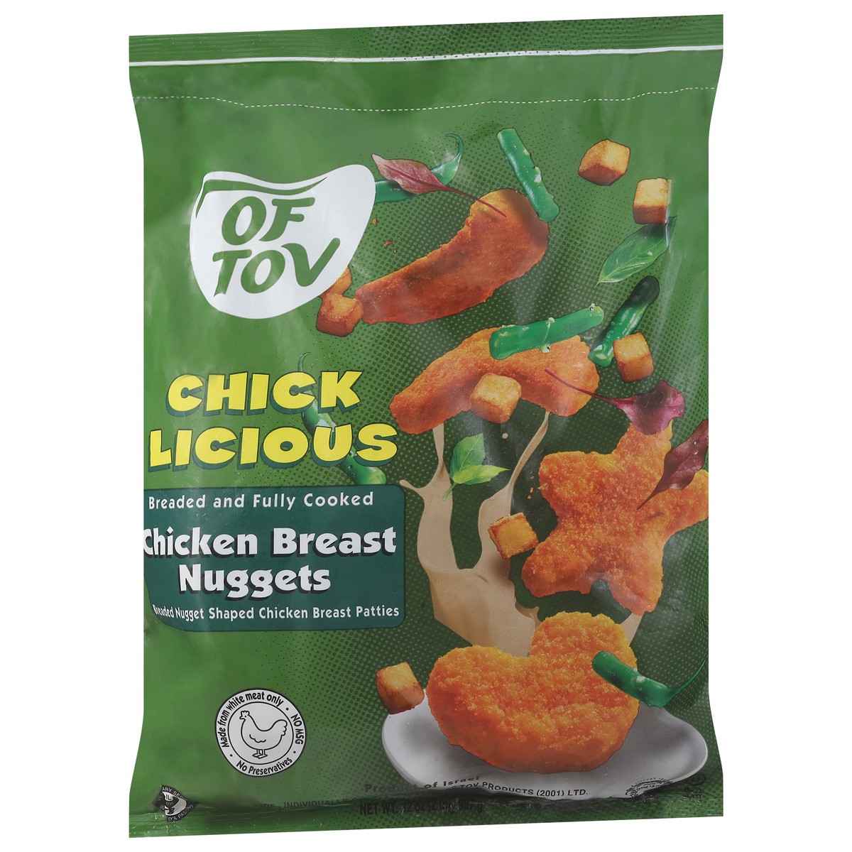 slide 3 of 14, Of Tov Chicklious Chicken Breast Nuggets, 32 oz