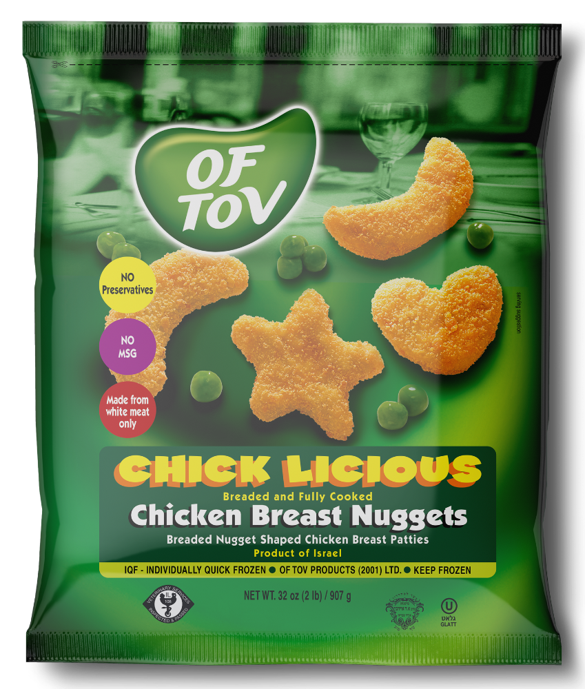 slide 1 of 1, Of Tov Chicklious Chicken Breast Nuggets, 32 oz