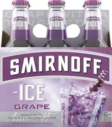 Smirnoff Ice Grape Malt Beverage, 6 ea