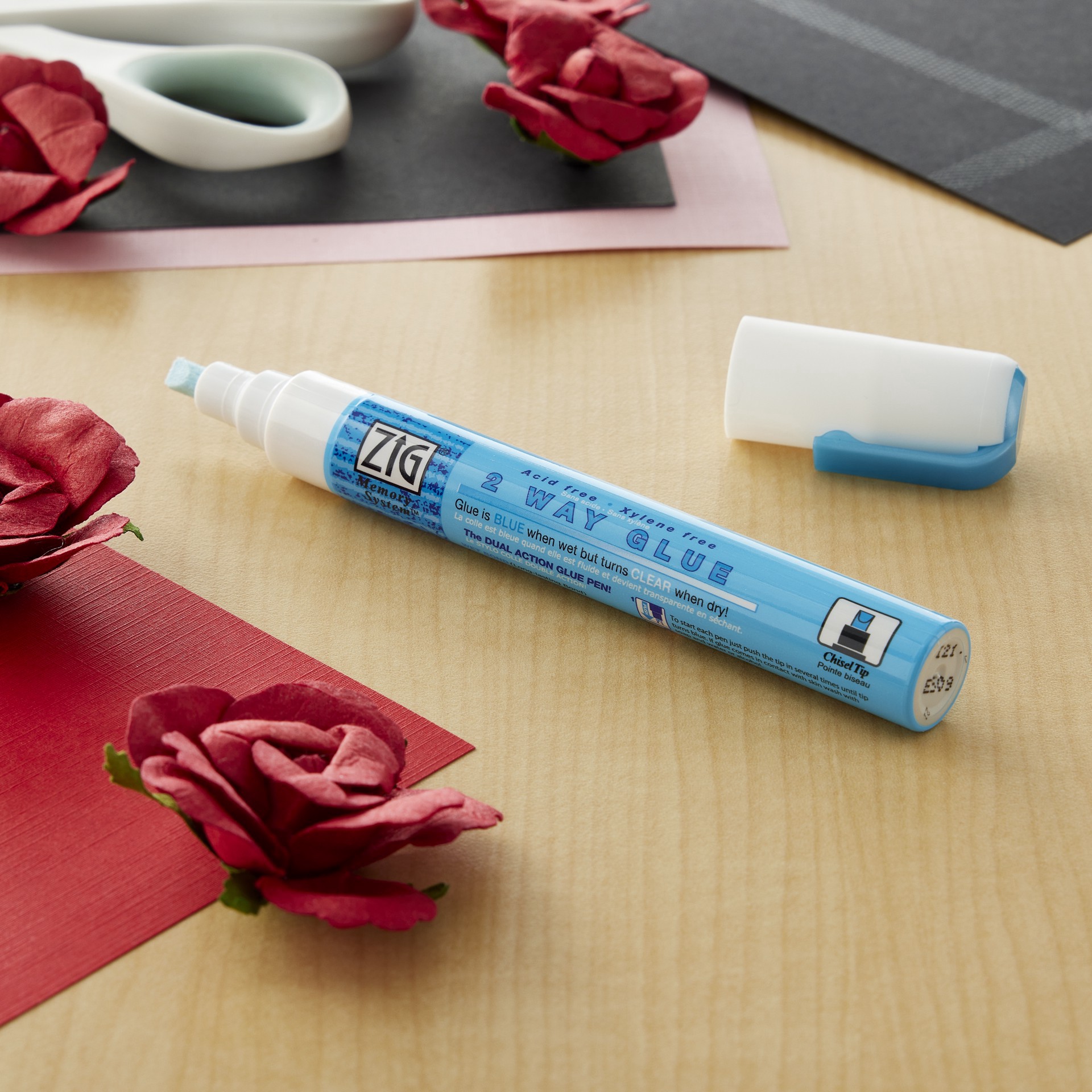 slide 3 of 4, 2-Way Glue Chisel Tip Pen By Recollections, 0.27 fl oz