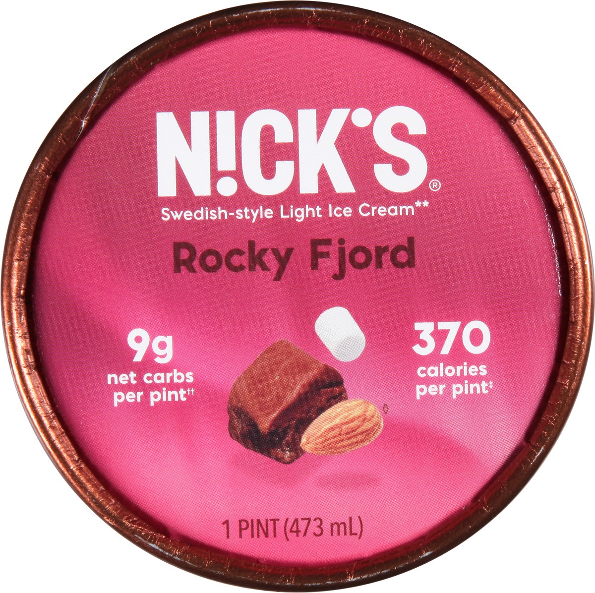 slide 4 of 9, Nick's Swedish-style Ice Cream Rocky Fjord - 1 Pint, 1 pint