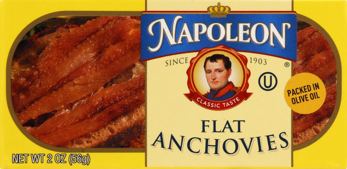 slide 6 of 9, Napoleon Fillets of Anchovies in Olive Oil, 2 oz