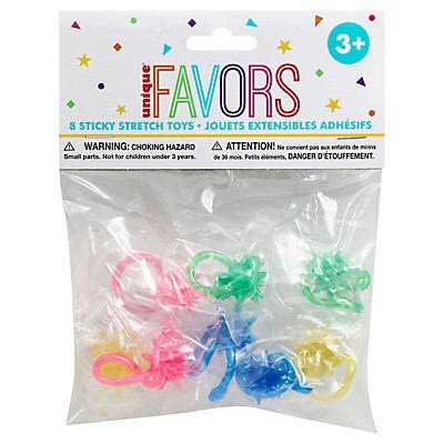 slide 1 of 1, Unique Stretch Toys 8 ea, 8 ct