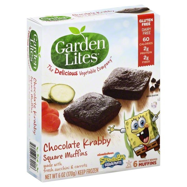 slide 1 of 1, Garden Lites Muffins 6 ea, 6 ct