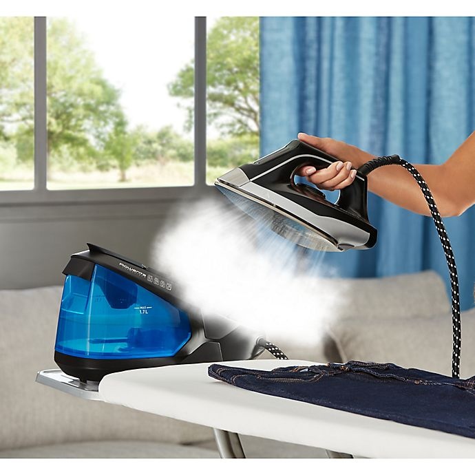 slide 16 of 19, ROWENTA Compact Steam Station Pro VR8324U1 Steam Generator Iron - Blue, 1 ct