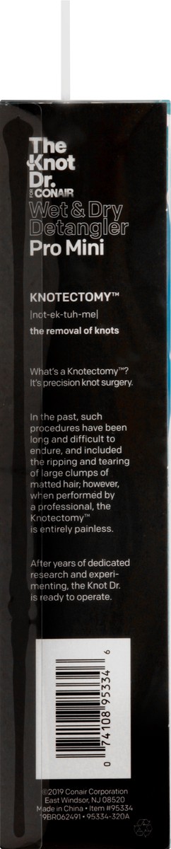 slide 4 of 9, The Knot Dr Pro Mini Wet & Dry Detangler 1 ea, 1 ct