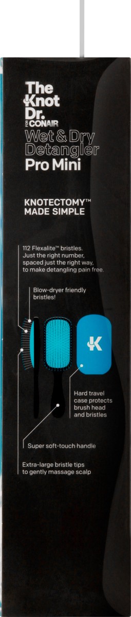 slide 2 of 9, The Knot Dr Pro Mini Wet & Dry Detangler 1 ea, 1 ct