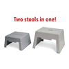 slide 12 of 13, Skip Hop Double-Up Step Stool- Grey, 1 ct