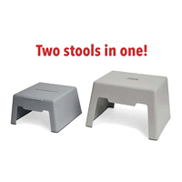 slide 5 of 13, Skip Hop Double-Up Step Stool- Grey, 1 ct