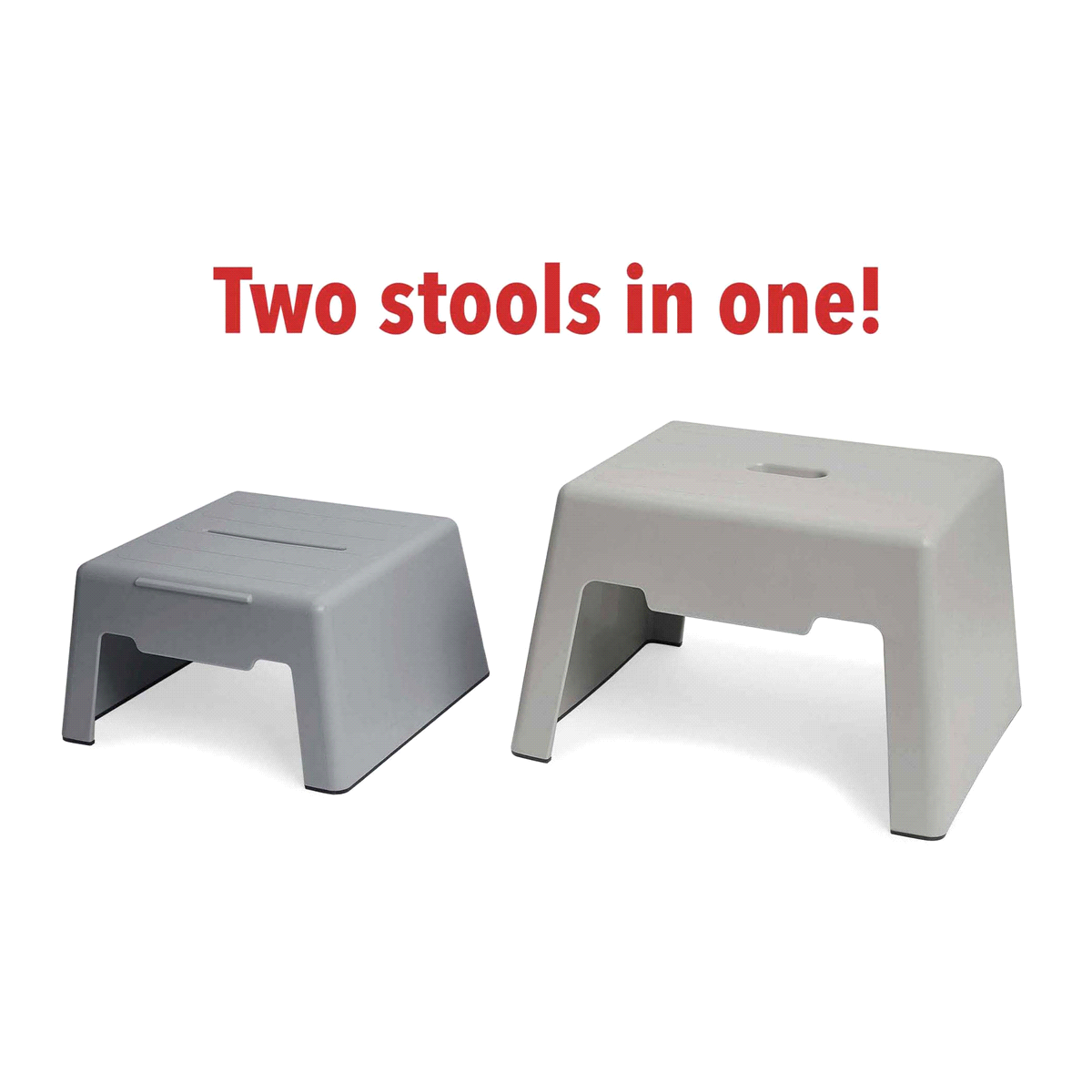 slide 3 of 13, Skip Hop Double-Up Step Stool- Grey, 1 ct