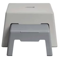 Skip Hop Double-Up Step Stool- Grey