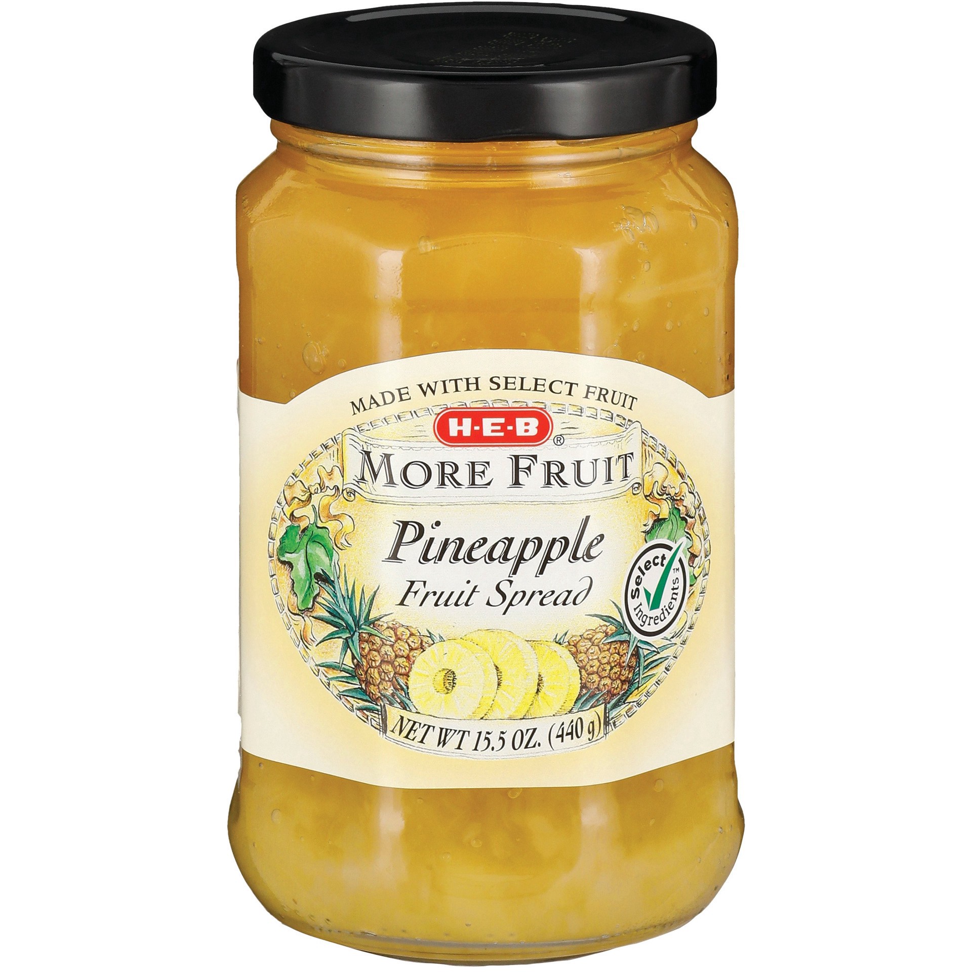 slide 1 of 1, H-B More Fruit Pineapple Fruit Spread - 15.5 oz, 15.5 oz