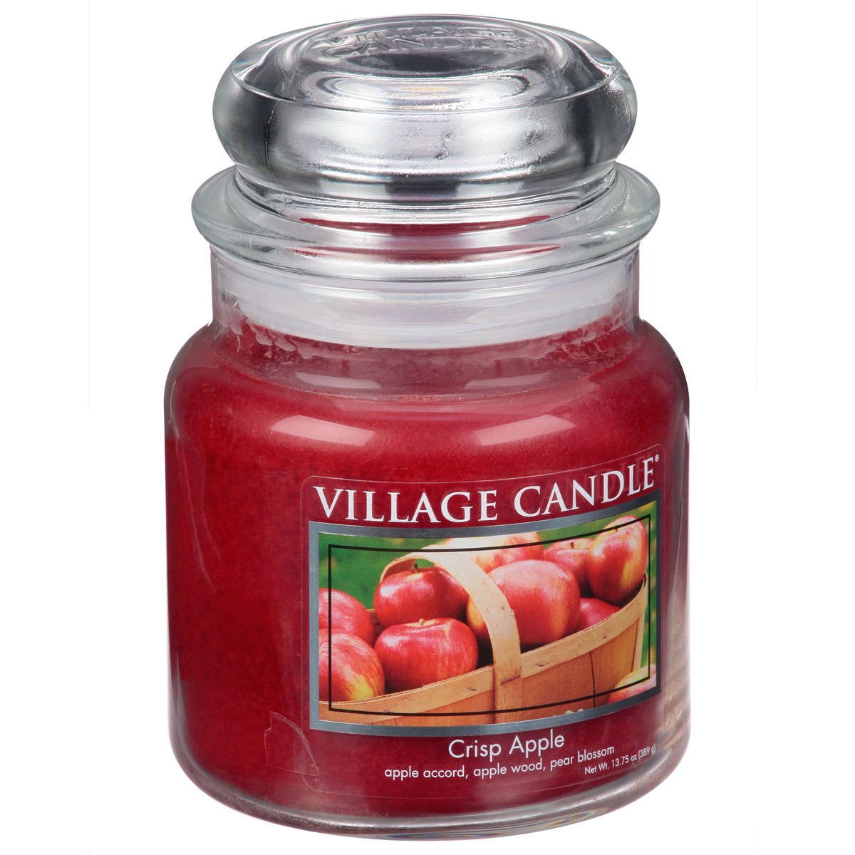 slide 4 of 9, Village Candle Crisp Apple Jar, 1 ct