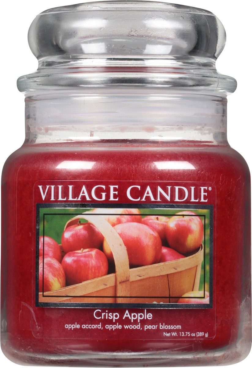 slide 9 of 9, Village Candle Crisp Apple Jar, 1 ct